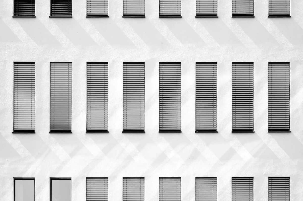Fönster i en byggnad i Nürnberg, Tyskland